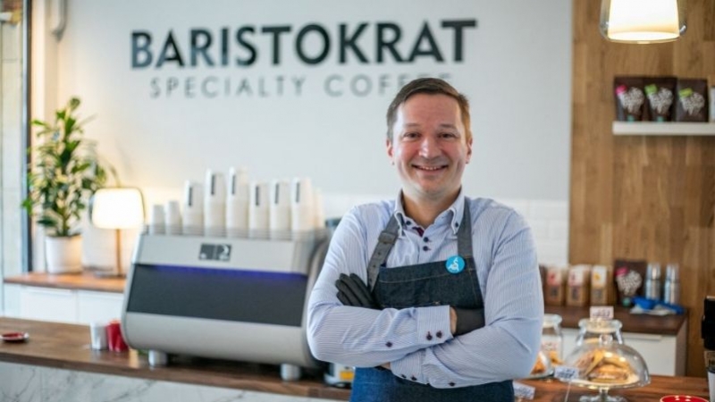 Baristokrat brings specialty coffee to Vilnius bus station