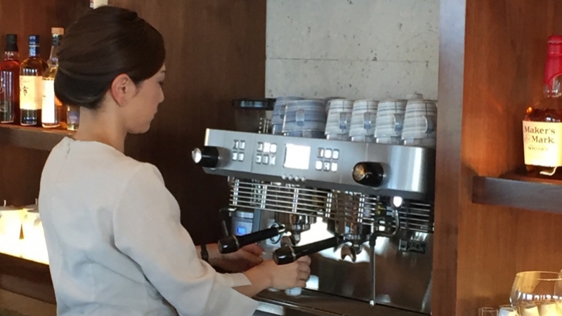 The coffee ritual at Ritz-Carlton Okinawa